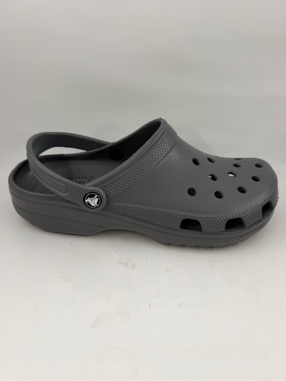 Crocs Unisex Classic Slate Grey Slip-On Comfort Clogs Shoes - SZ M-10; W-12